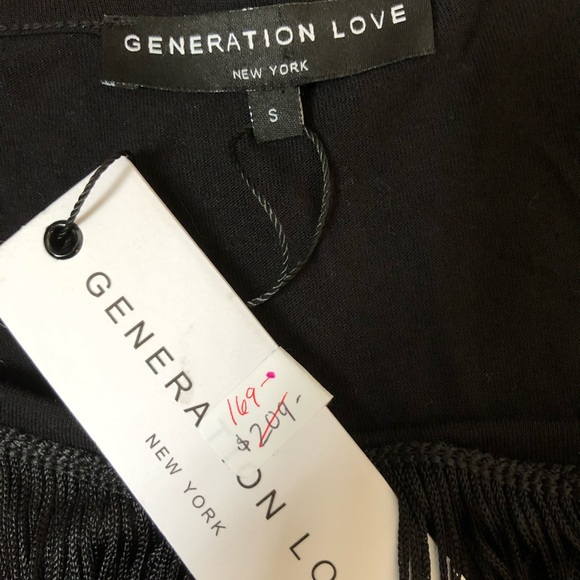 Generation Love - ❤️ black fringe tank top - Picture 6 of 8